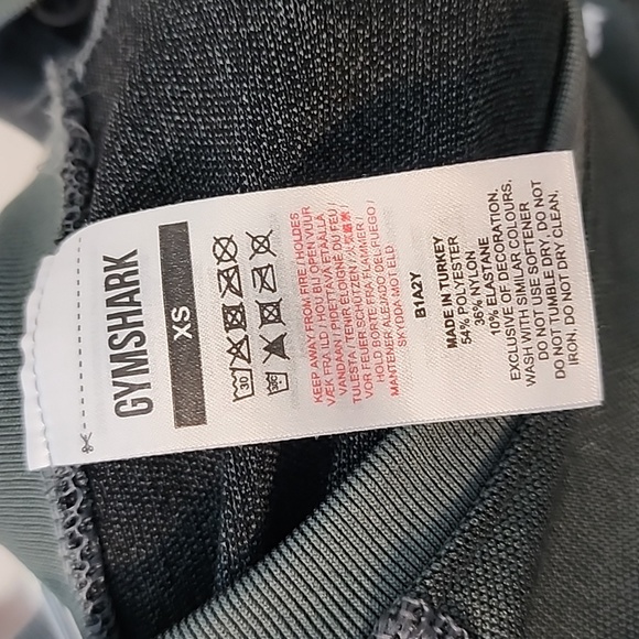 Gymshark Adapt Hombre Seamless Long Sleeves Crop Top Size XS - Picture 5 of 5